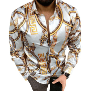 thesparkshop.in:product/flower-style-casual-men-shirt-long-sleeve-and-slim-fit-mens-clothes