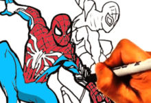 Art:2n67ydman2y= How to Draw Spider Man