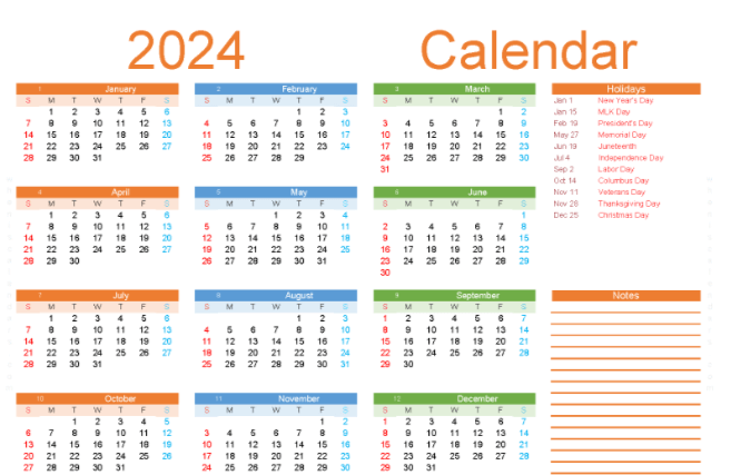 Printable:_H-Feaj2lxs= 2024 Year Calendar