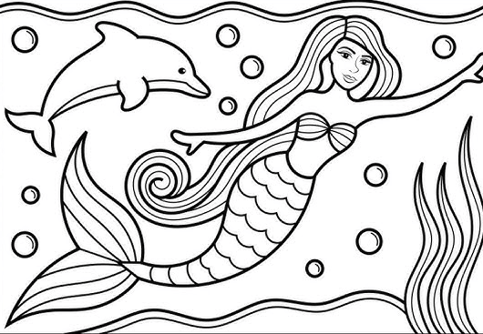 Printable:_Jk1vbo8gca= Mermaid Coloring Pages