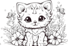 Printable:0ha1_Ubicr4= Kitty Coloring Page