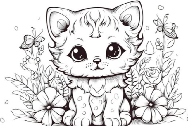 Printable:0ha1_Ubicr4= Kitty Coloring Page