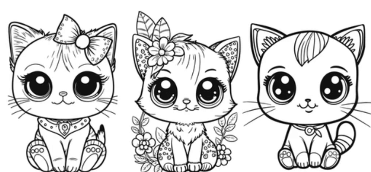  Printable:0ha1_Ubicr4= Kitty Coloring Page