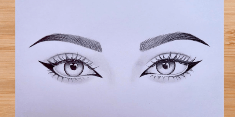 Easy:_Kxbqdfly2k= Eyes Drawing