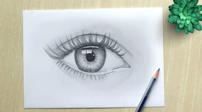 Easy:_Kxbqdfly2k= Eyes Drawing